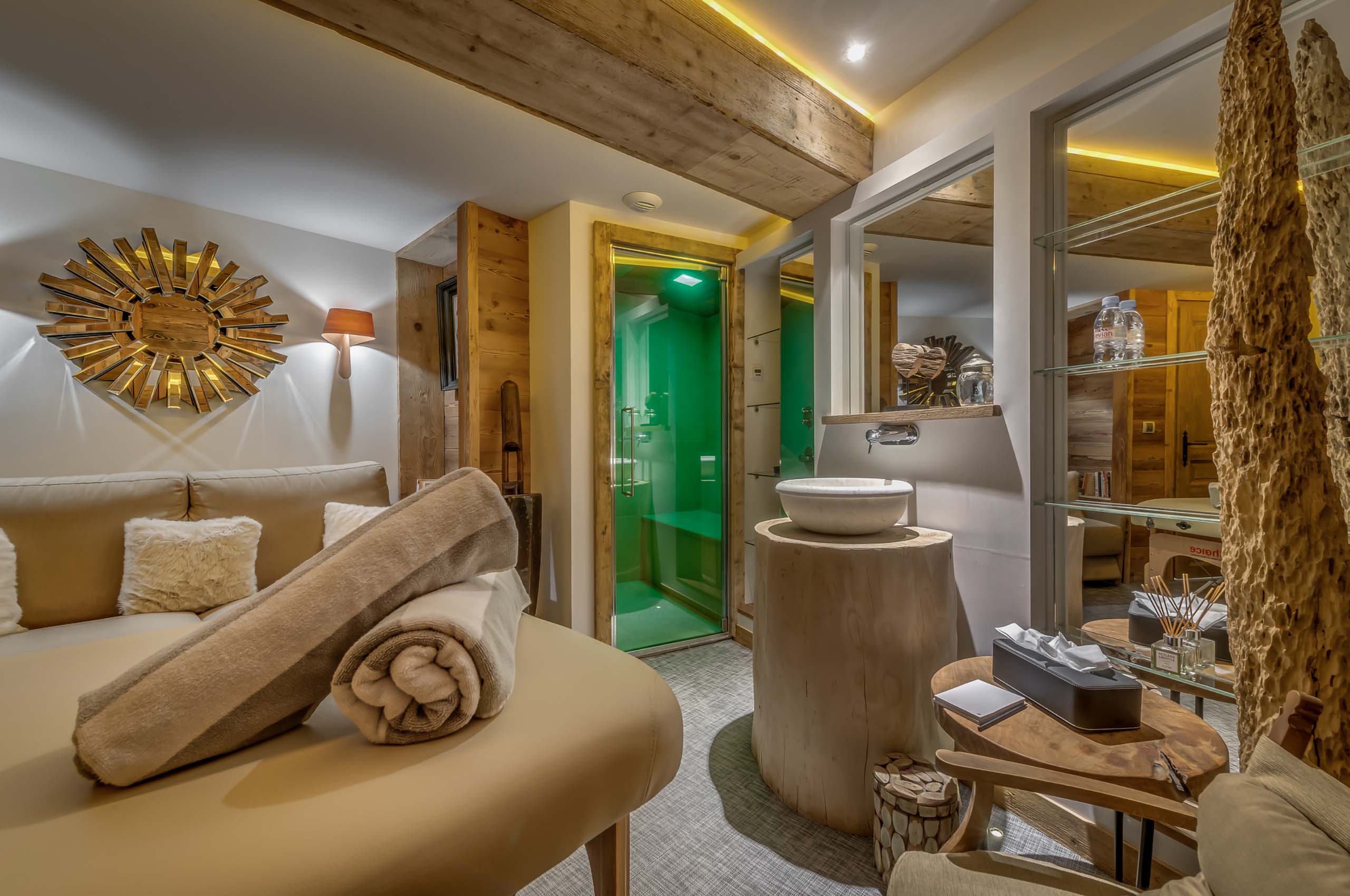 Chalet-nama-spa-sauna-massageroom-wellness-luxury-retreat-courchevel1850