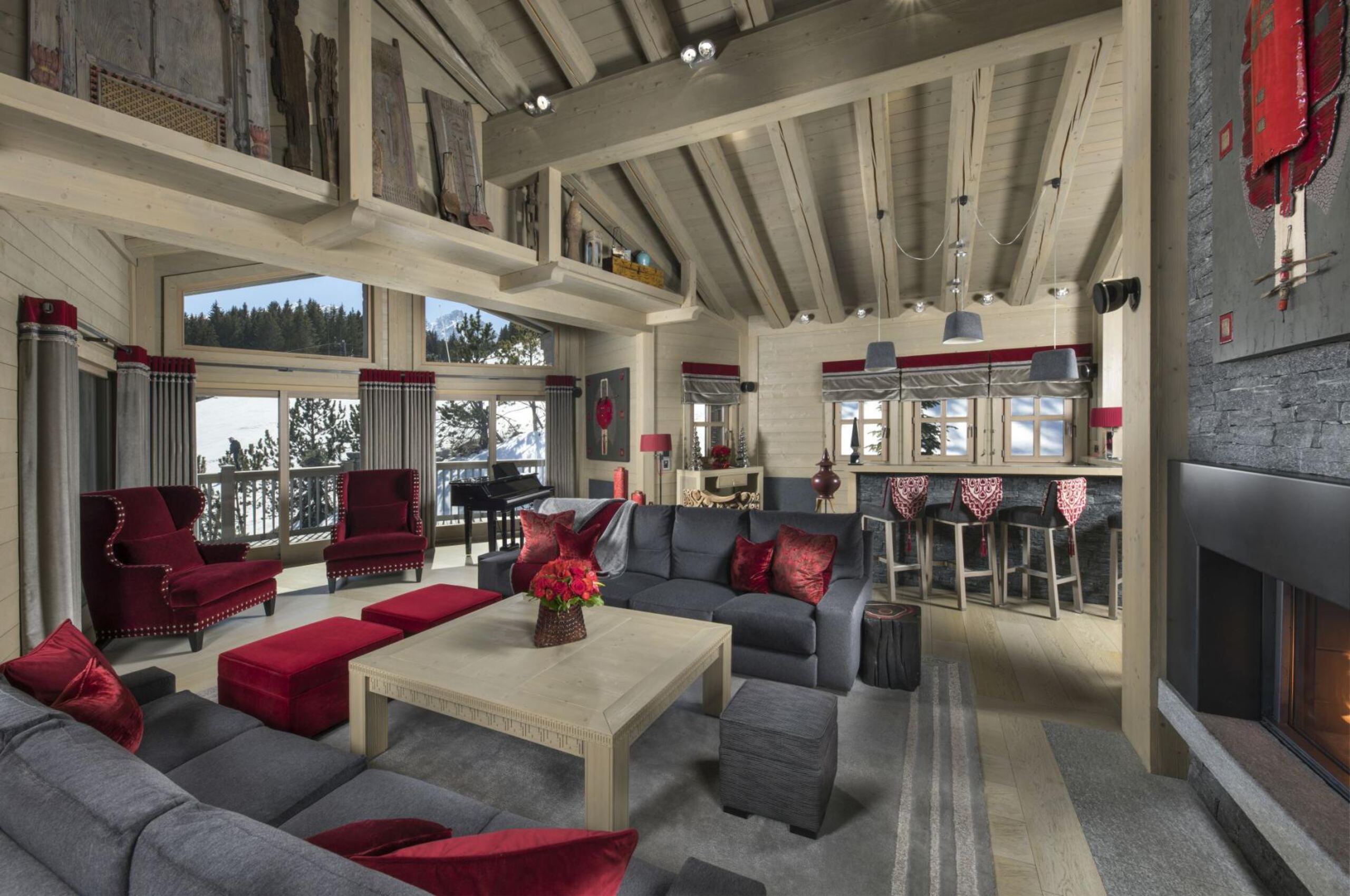 chalet-boisdormat-livingroom-lounge-bar-fireplace-openplan-stunning-mountainviews-sleek-alpine-luxury-design-courchevel