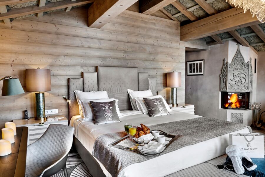 chalet-liza-bedroom-fireplace-spacious-alpine-luxury-interiors-megeve