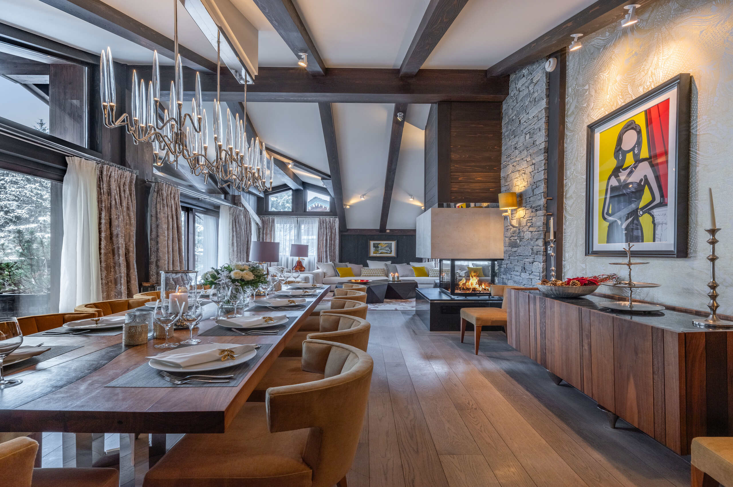 diningroom-openplan-modern-spacious-luxury-retreat-courchevel1850-chalet-corinne