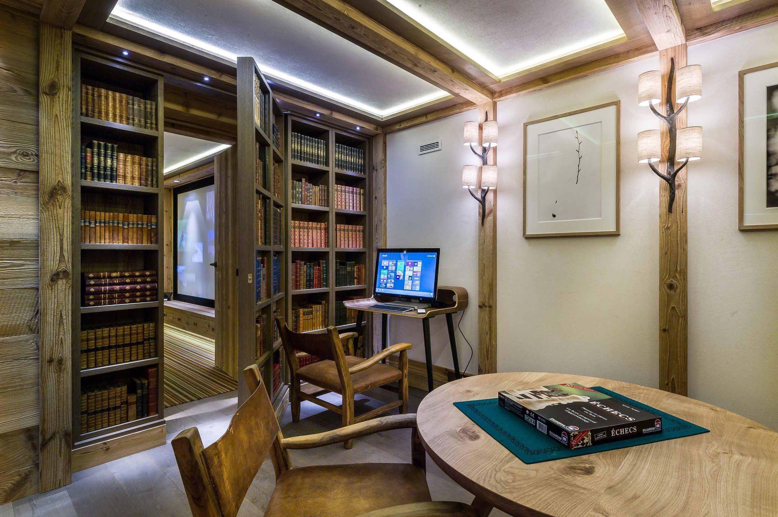 gamesroom-library-office-courchevel1850-luxury-chalet-brielle