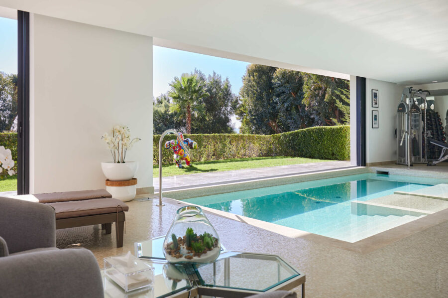 villa-caliope-indoorpool-gym-garden-relaxation-retreat-cannes