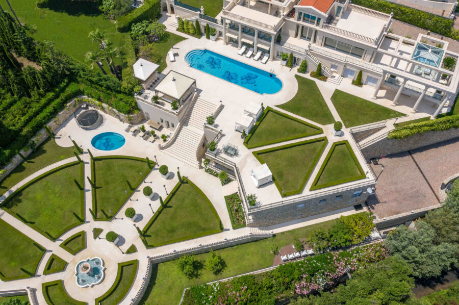 villa-celeste-aerial-exterior-landscapedgarden-pool-luxury-retreat-cannes