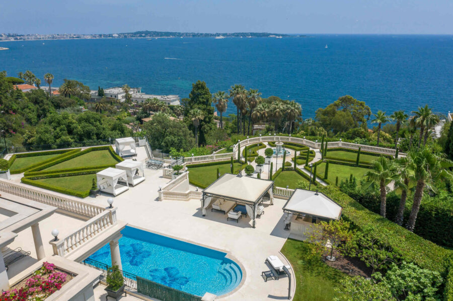 villa-celeste-exterior-aerial-garden-pool-cannes