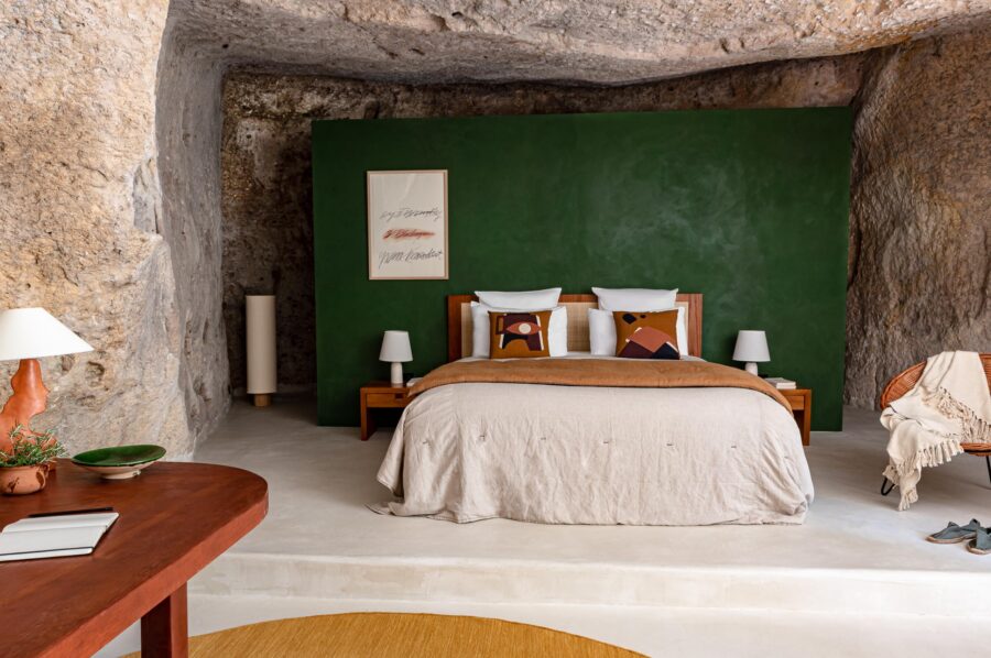 villa-etta-bedroom-unique-natural-design-rock-formation-elegant-interior-luxury-provence