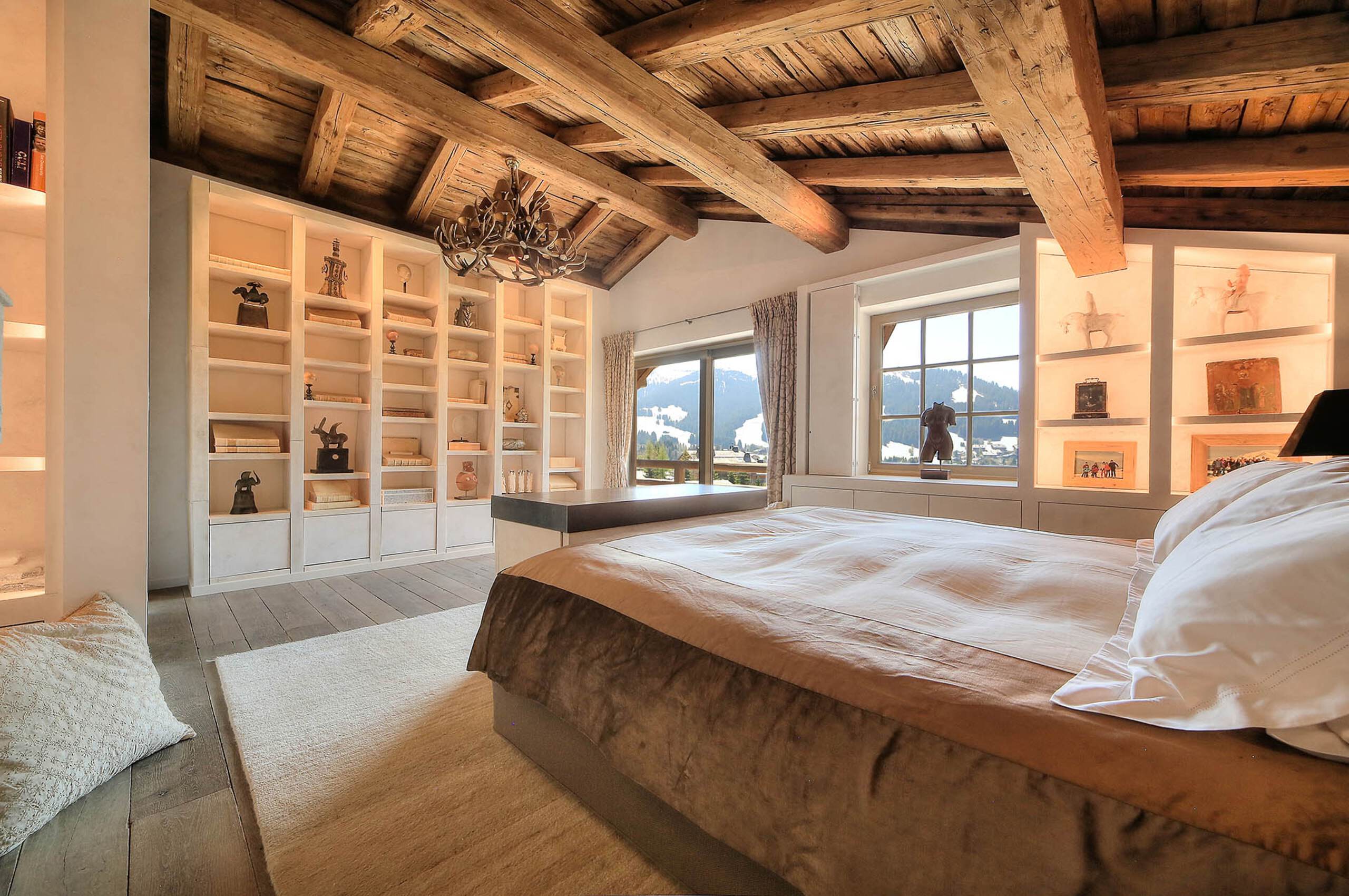 Chalet-Izabelle-bedroom-mountainview-modern-luxury-alpine-chic-megeve