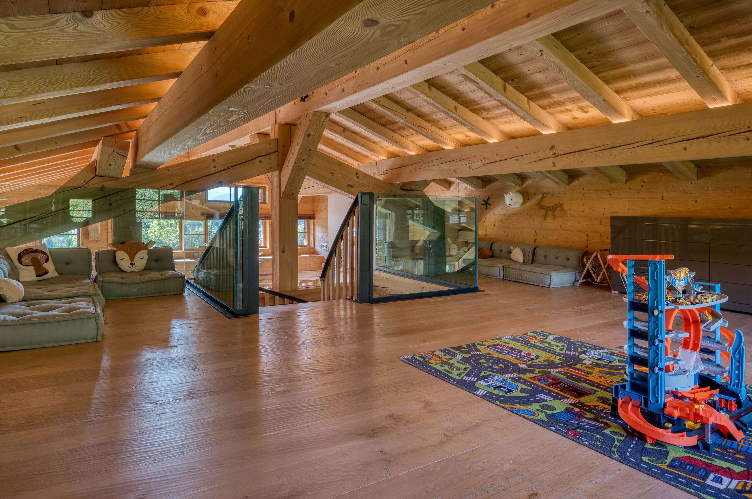 Chalet-atina-kidsplayroom-gamesroom-family-friendly-spacious-luxury-interiordesign-megeve-mont-d'arbois