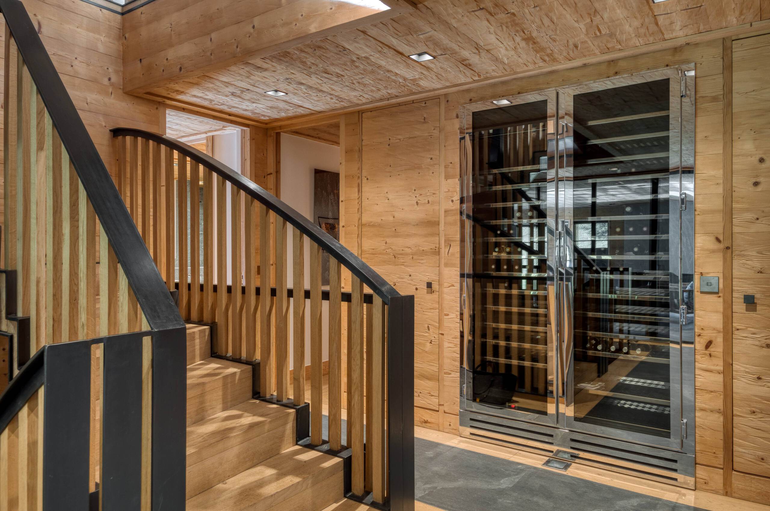 Chalet-atina-winecellar-hosting-luxury-megeve-mont-d'arbois