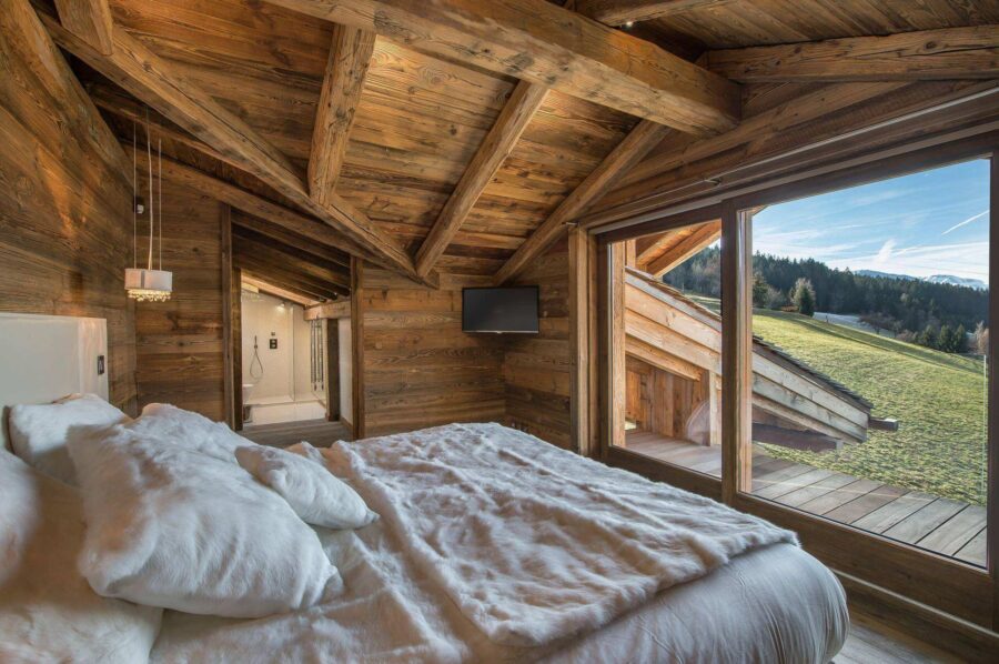 chalet-araceli-bedroom-mountainview-alpine-luxury-design-megeve-princesse