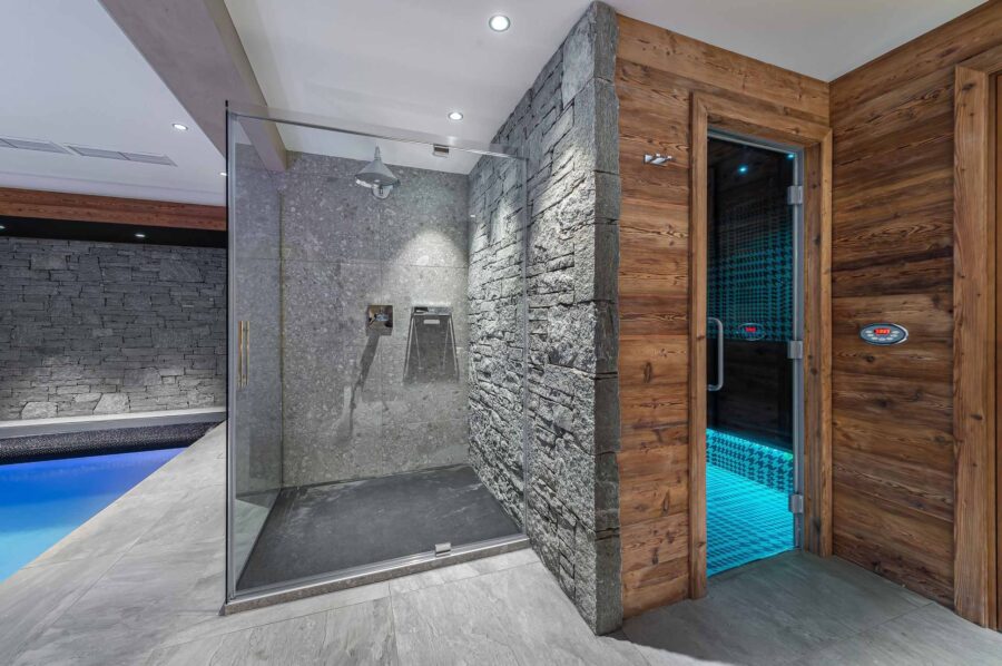 chalet-diane-spa-shower-sauna-wellness-indoorpool-elegant-interior-megeve-luxury