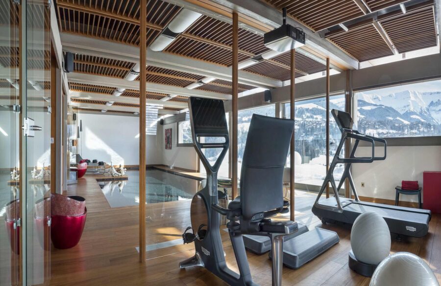 chalet-marianne-gym-fitness-suite-indoor-swimming-pool-mountain-views-luxury-rental-megeve