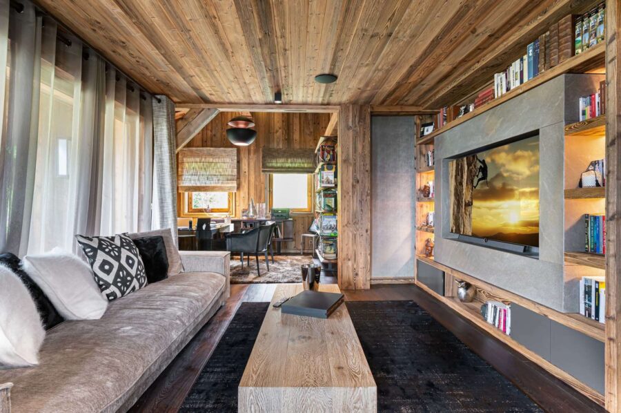 chalet-olga-tv-room-lounge-cosy-library-modern-stylish-alpine-design-megeve