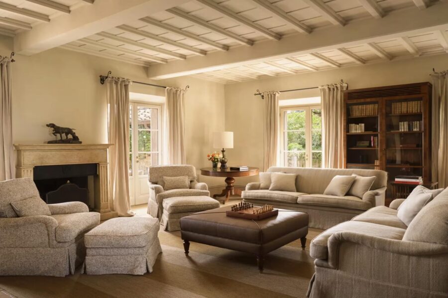 villa-chiara-living-room-fireplace-elegant-traditional-design-luxury-countryside-retreat-tuscany
