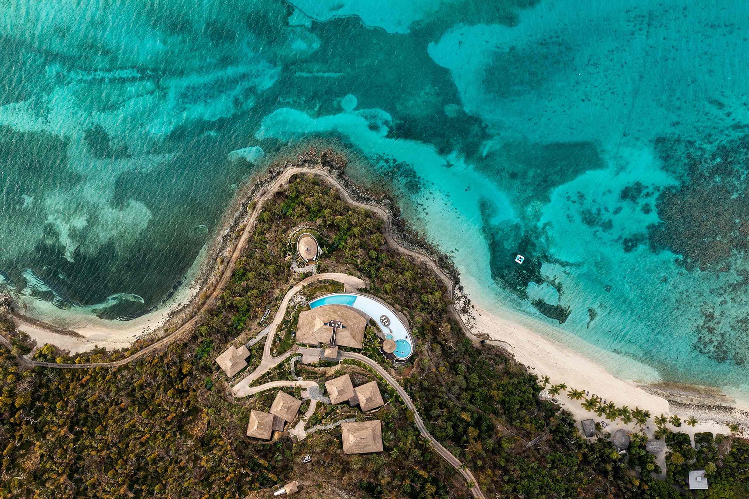 villa-posie-aerial-view-private-island-estate-luxury-rental-retreat-moskito-island