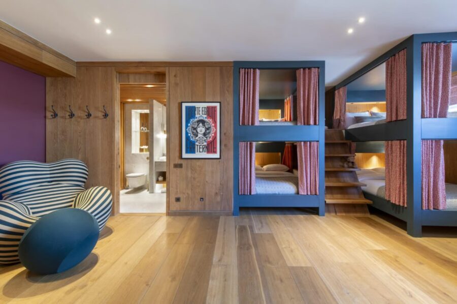 chalet-eva-childrens-bunk-bedroom-enchanting-sleepover-space-ensuite-luxury-vald’Isère