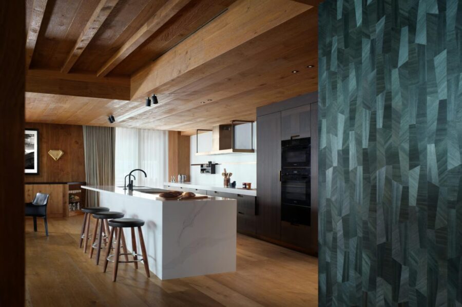 chalet-eva-kitchen-sleek-modern-design-openplan-luxury-vald’Isère