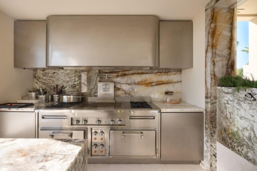 villa-simone-kitchen-professional-full-equipped-marble-modern-luxury-villefranche