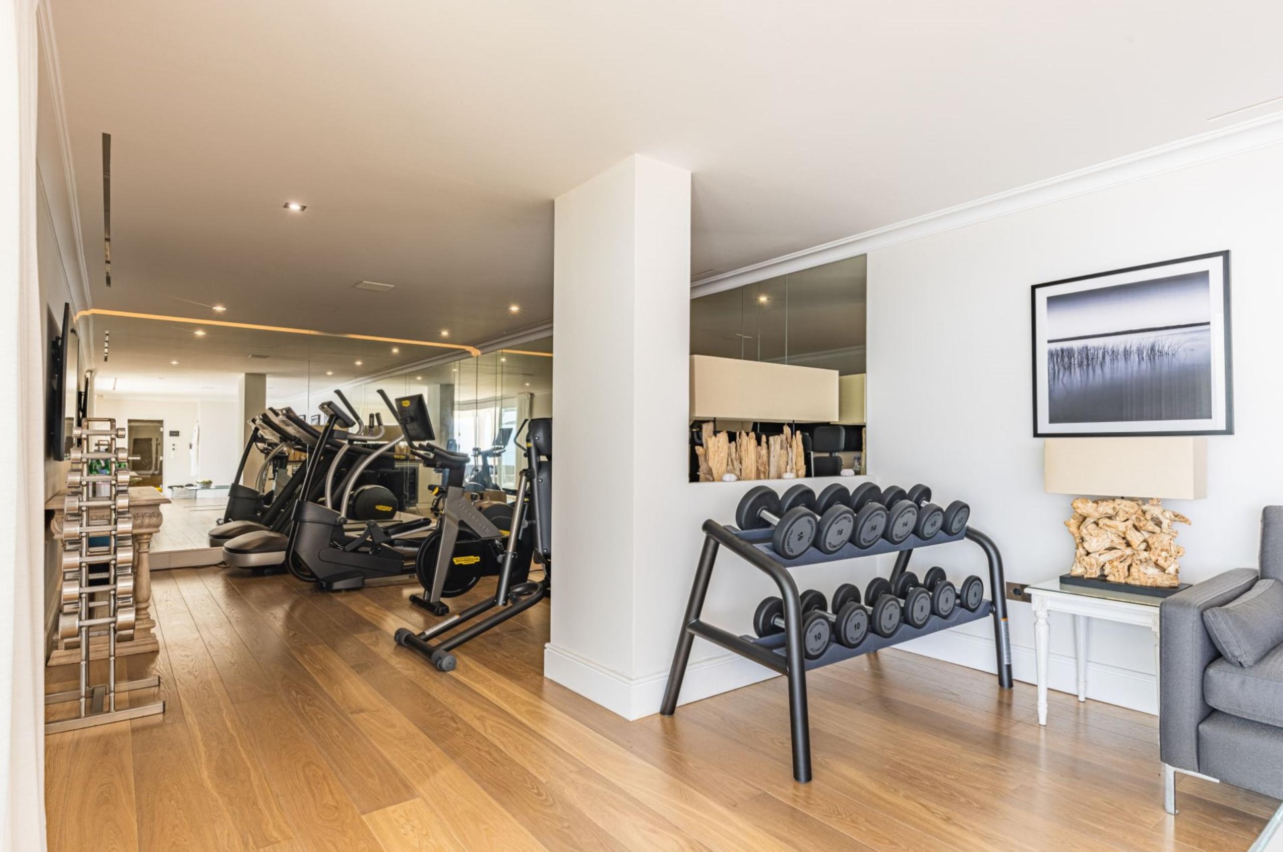 villa-chara-gym-fitness-suite-workout-wellness-luxury-corfu