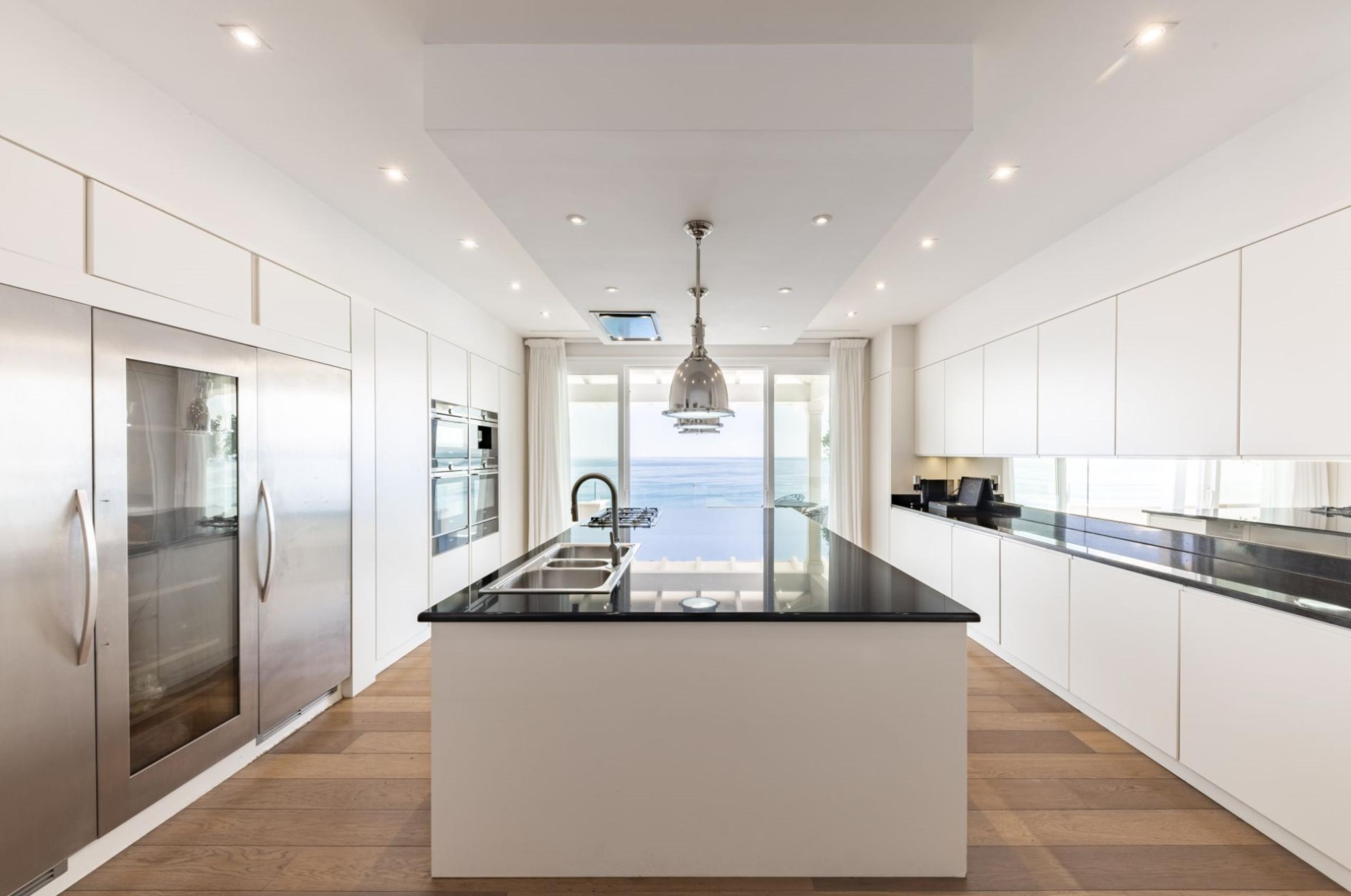 villa-chara-kitchen-sleek-modern-spacious-fully-equipped-sea-views-luxury-corfu