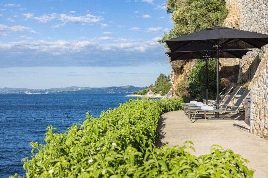 villa-chara-sea-view-sun-loungers-private-deck-luxury-corfu
