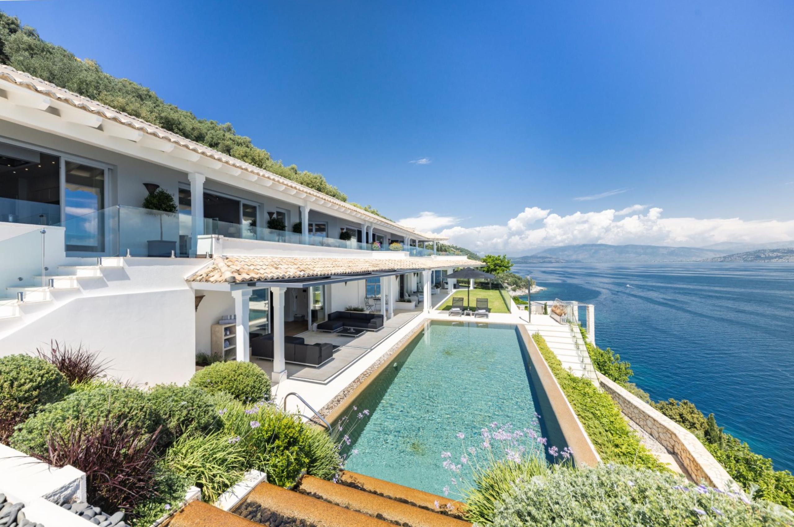villa-chara-swimming-pool-stunning-sea-views-garden-alfresco-lounge-luxury-corfu