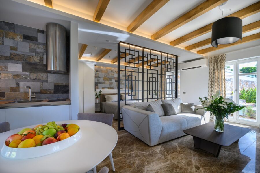 villa-dalida-guesthouse-living-room-kitchen-bedroom-garden-views-luxury-crete