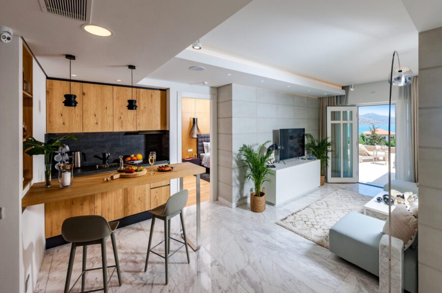 villa-octavia-bar-living-room-sea-view-terrace-access-luxury-interior-crete