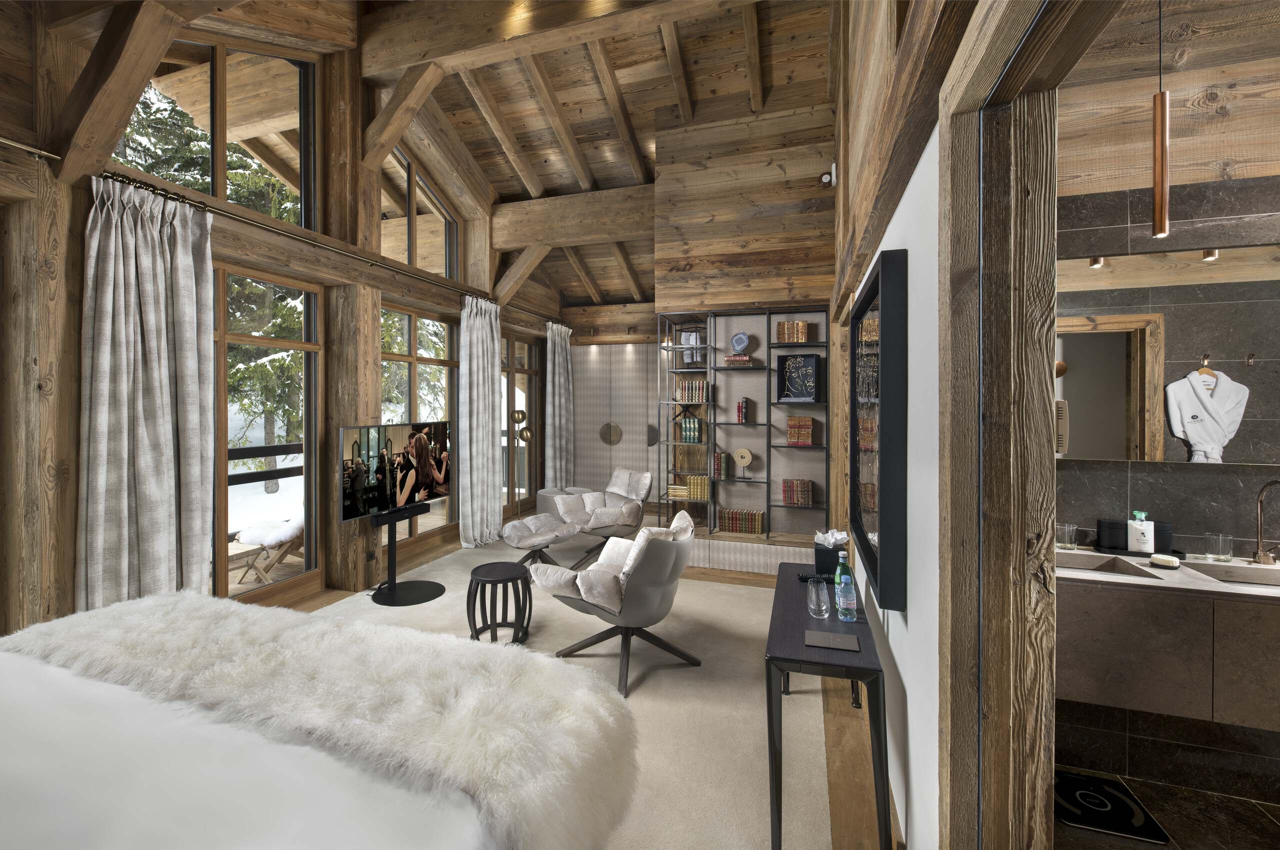 chalet-anastasia-bedroom-ensuite-balcony-modern-alpine-design-courchevel1850-luxury