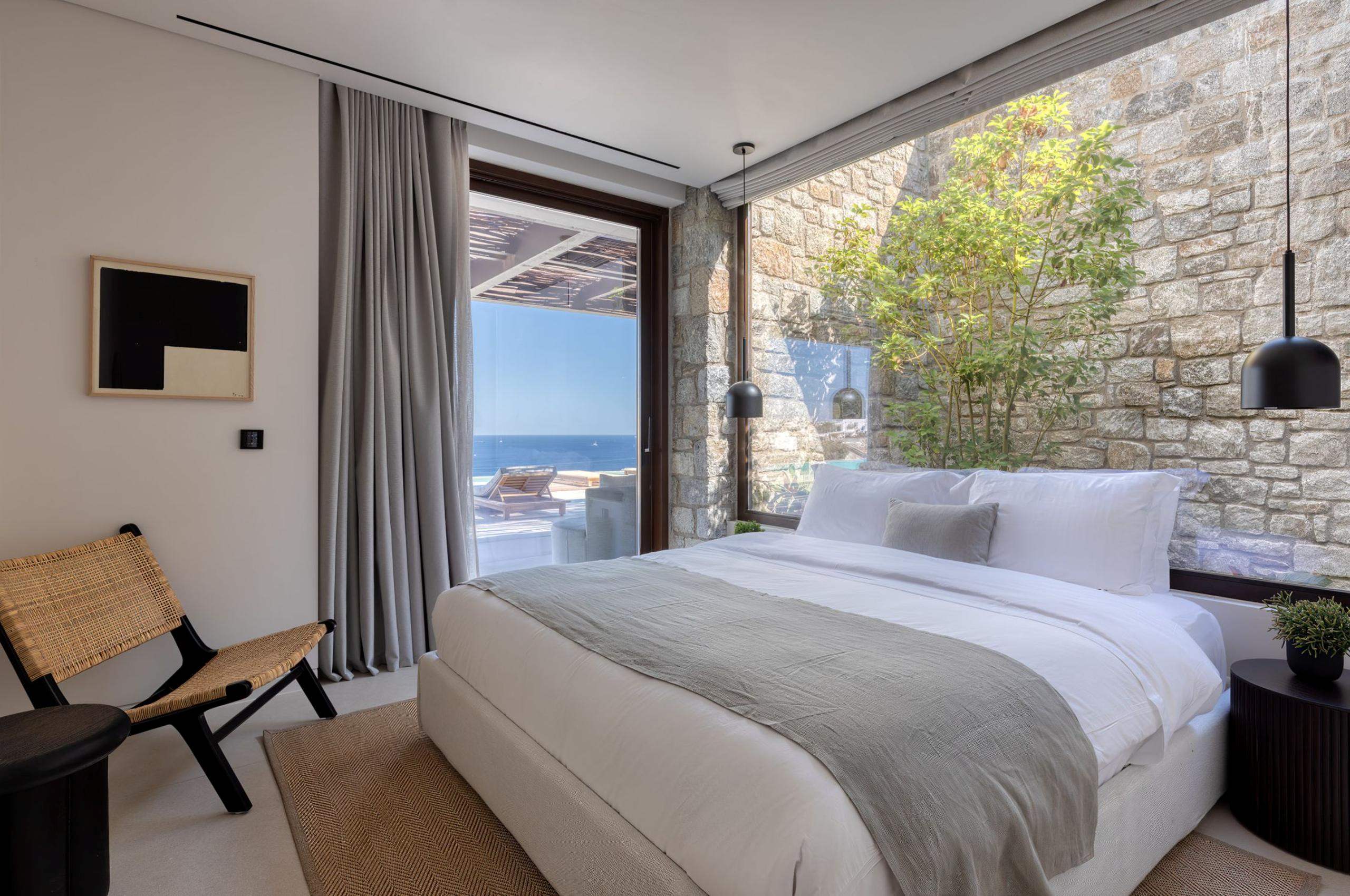 villa-august-bedroom-serene-tranquil-design-sea-view-terrace-access-luxury-mykonos