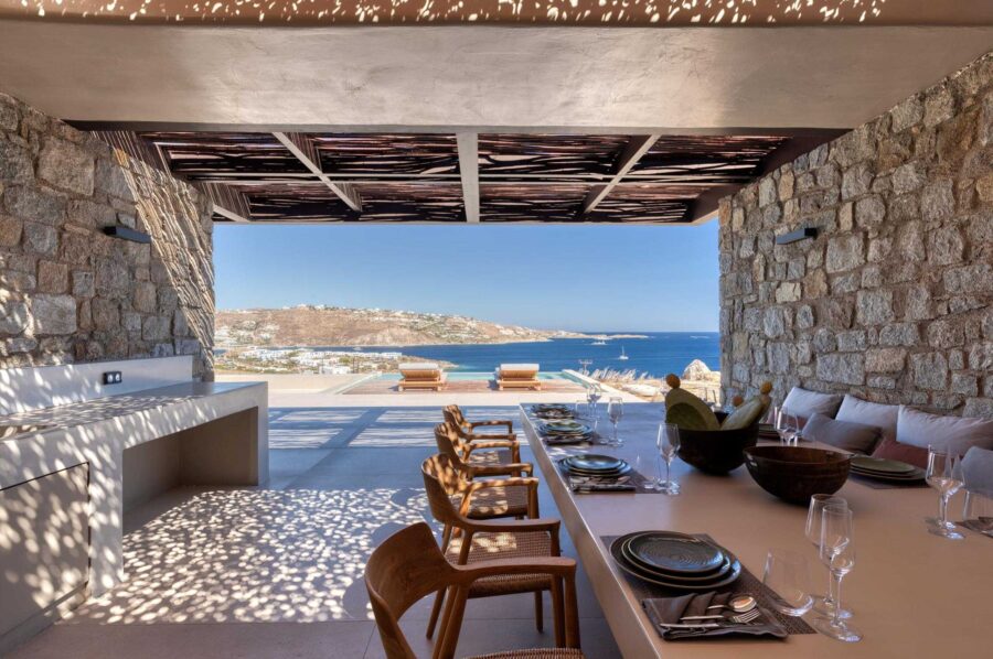 villa-august-outdoor-dining-summer-kitchen-veranda-covered-seating-scenic-sea-views-luxury-mykonos