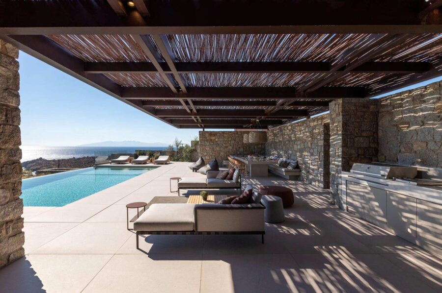 villa-august-terrace-swimming-pool-sea-views-summer-kitchen-dining-alfresco-lounge-luxury-mykonos