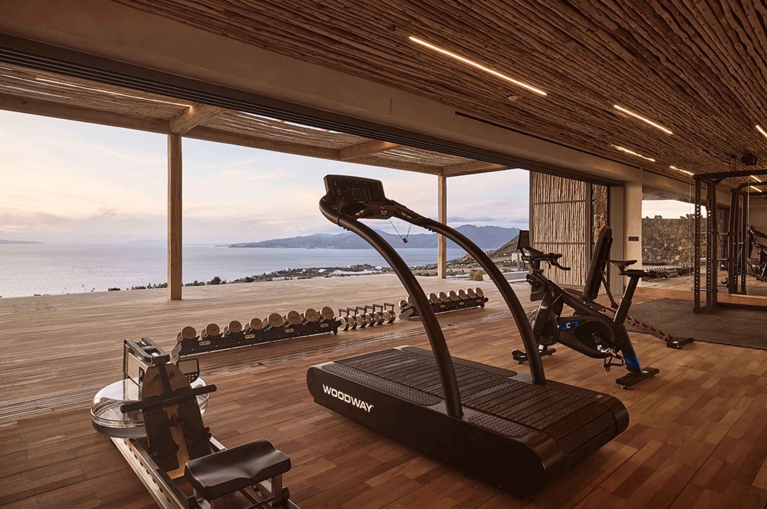 villa-daphne-gym-workout-fitness-wellness-sea-view-luxury-rental-retreat-mykonos