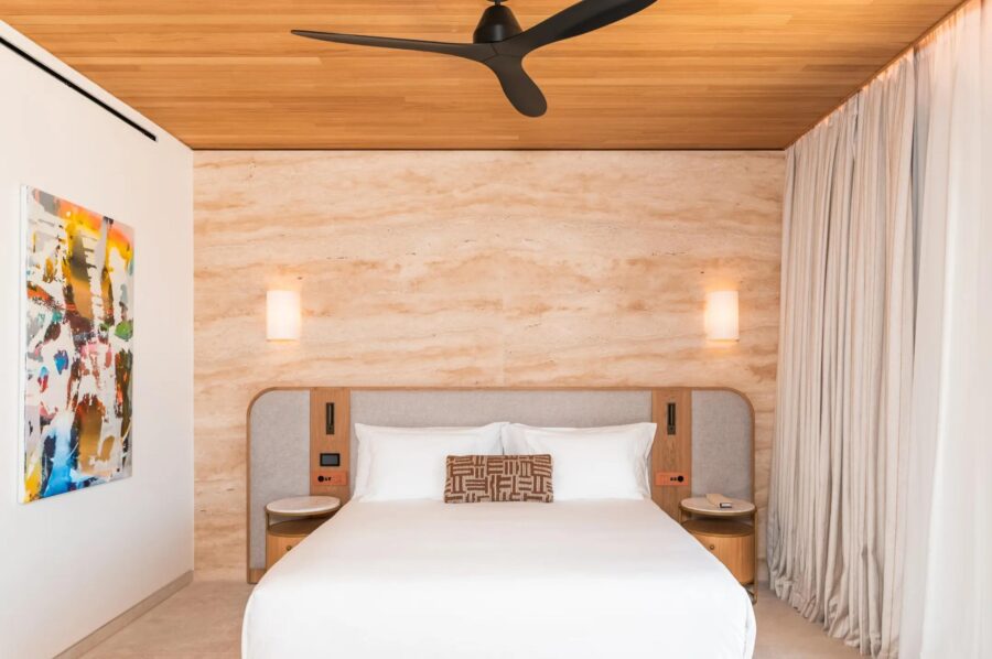 villa-paloma-bedroom-artwork-serene-tranquil-interior-design-luxury-mykonos