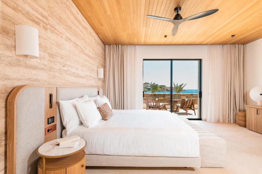 villa-paloma-bedroom-sea-view-terrace-access-modern-serene-design-luxury-mykonos