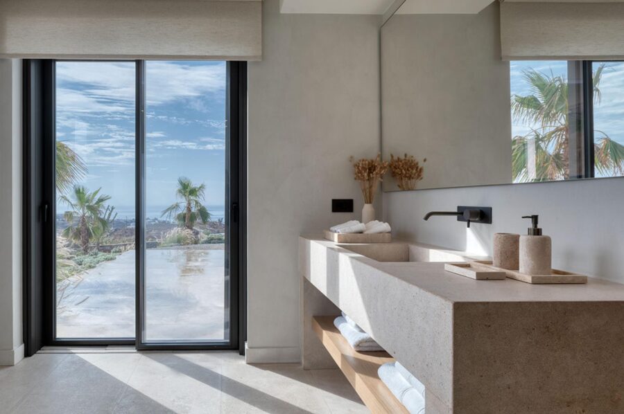 villa-petra-bathroom-sink-scenic-sea-views-modern-design-luxury-mykonos