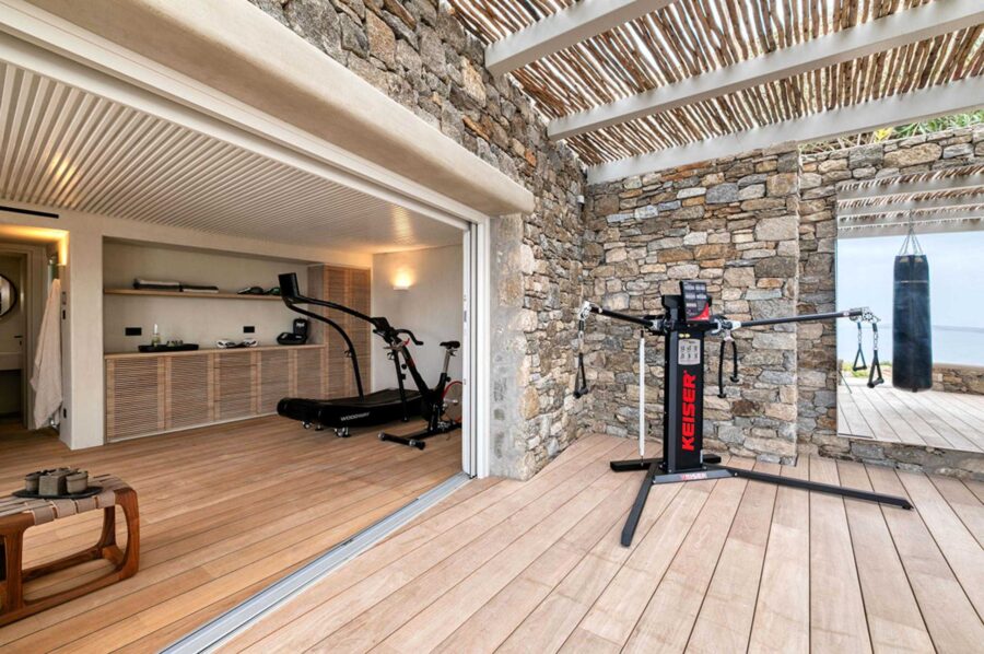villa-selina-gym-fitness-workout-wellness-indoor-outdoor-luxury-mykonos