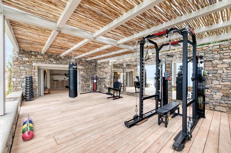 villa-selina-gym-fitness-workout-wellness-luxury-mykonos
