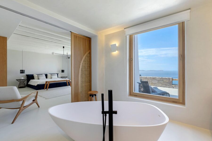 villa-zeta-bathroom-ensuite-bedroom-bathtub-sea-views-tranquil-design-luxury-mykonos