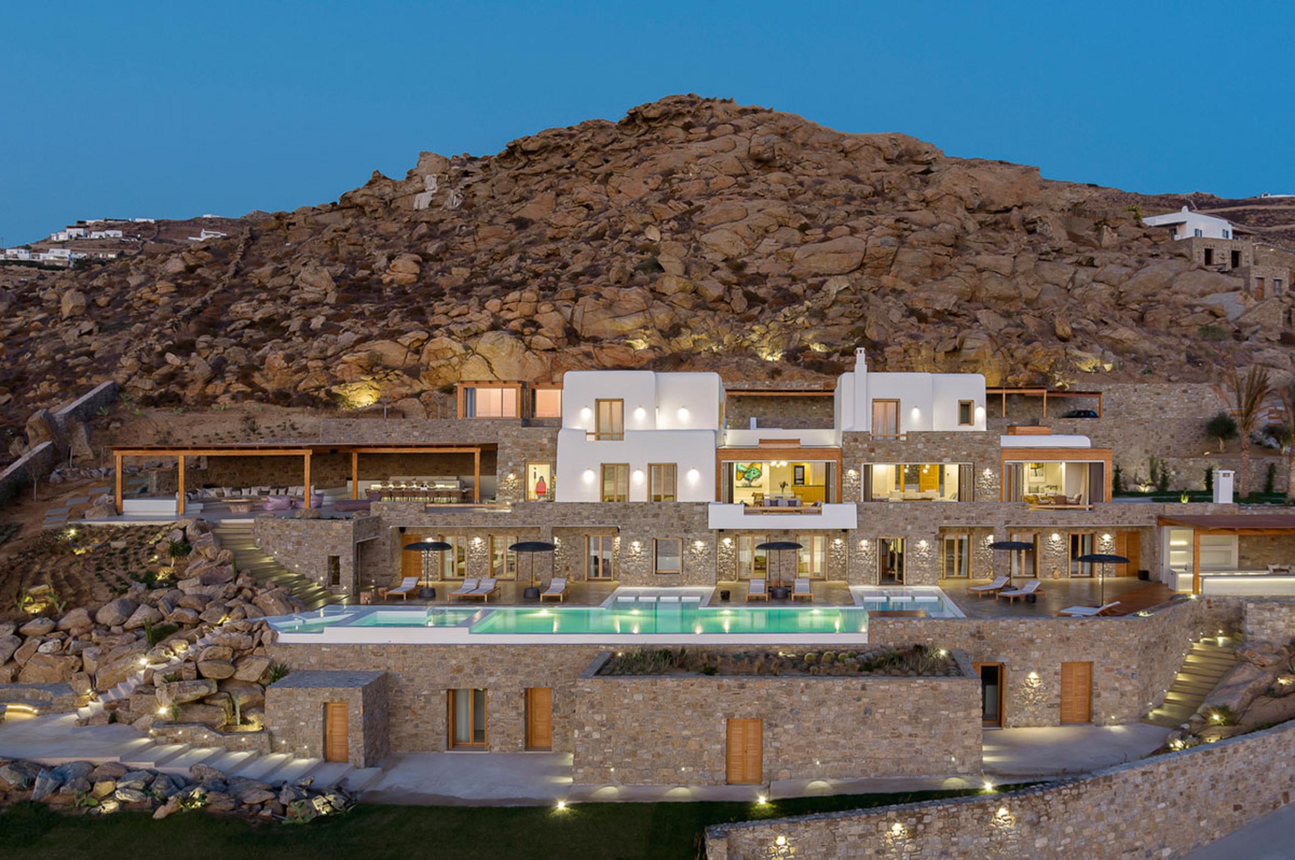 villa-zeta-exterior-hillside-rental-retreat-gardens-swimming-pool-terrace-scenic-sea-views-luxury-retreat-mykonos