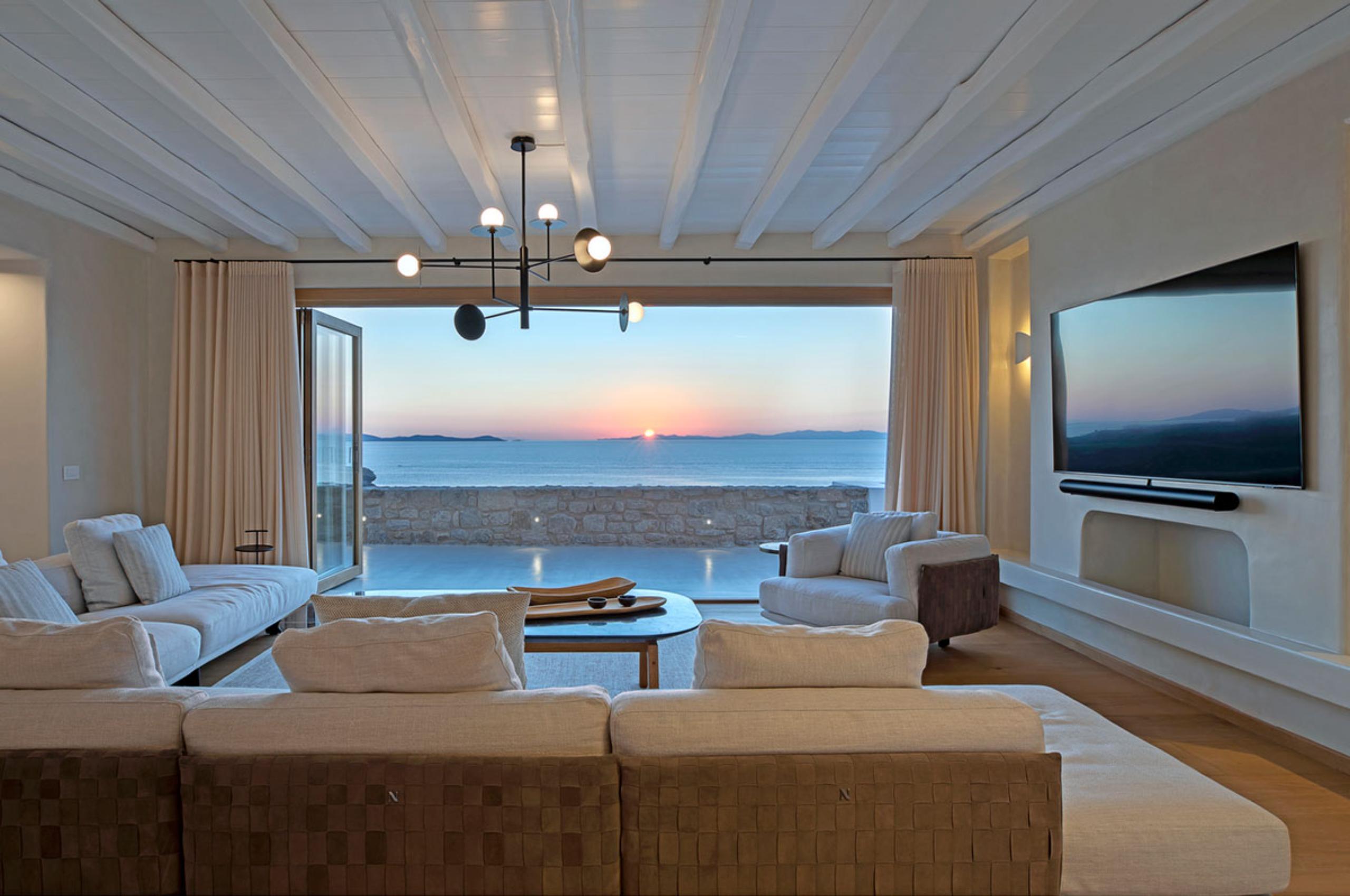 villa-zeta-living-room-tv-serene-tranquil-design-sunset-views-luxury-mykonos