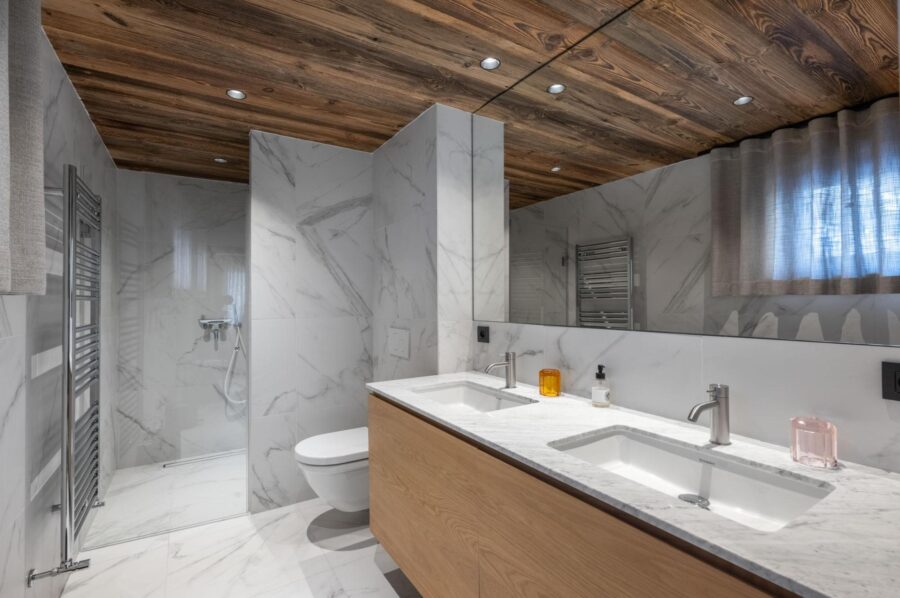 chalet-sage-bathroom-double-sink-shower-luxury-megeve