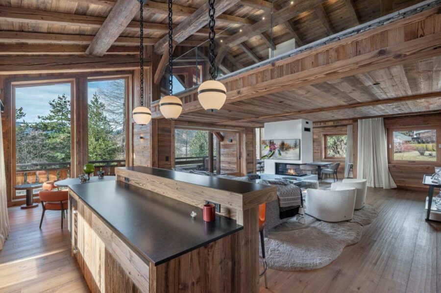 chalet-sage-kitchen-openplan-living-space-scenic-alpine-views-luxury-megeve