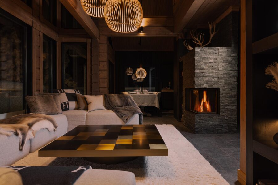chalet-lumi-living-room-lounge-fireplace-cosy-elegant-interior-design-luxury-lapland