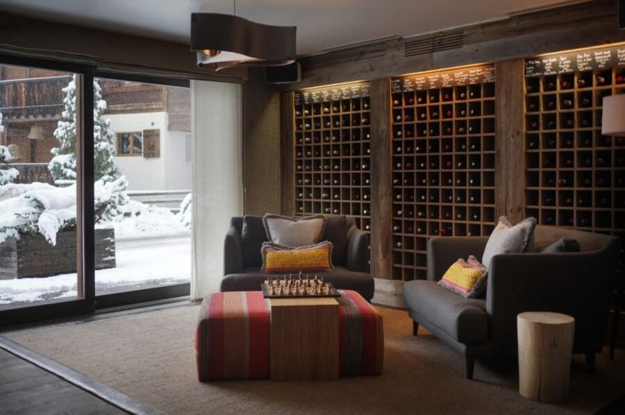 chalet-leona-games-area-wine-cellar-luxury-verbier